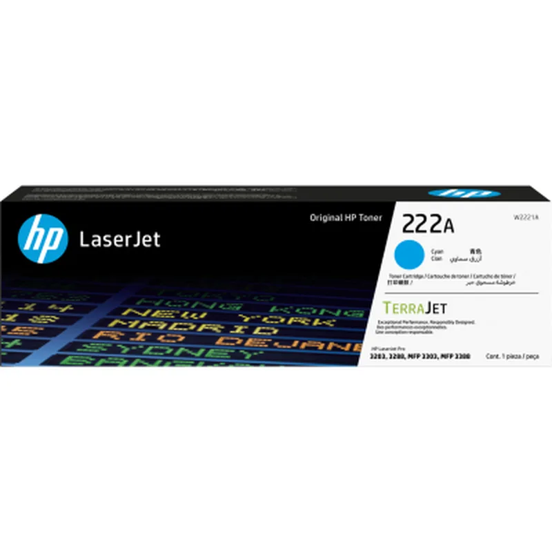 Картридж HP CLJ 222A Cyan 1.2K (W2221A)