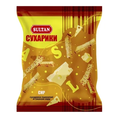 Сухарики Sultan зі смаком сиру 90 г (slt.51059)