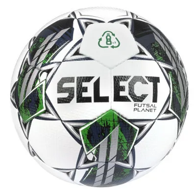 М'яч футзальний Select Planet v22 біло-зелений Уні 4 (5703543298327)