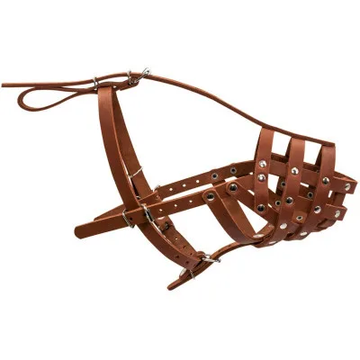 Намордник для собак Collar твердий (боксер малий) коричневий (05986)