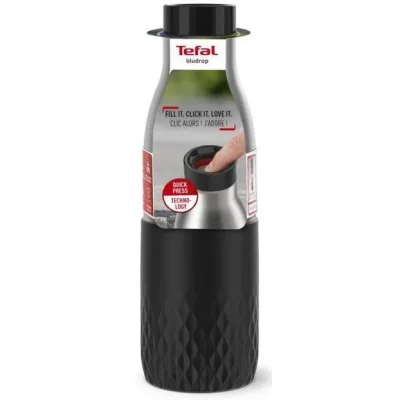 Термос Tefal Bludrop soft touch, 500мл, нержавіюча сталь, графітовий (N3110510)