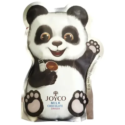Цукерка JOYCO з молочного шоколаду Панда 50 г (4850001399377)
