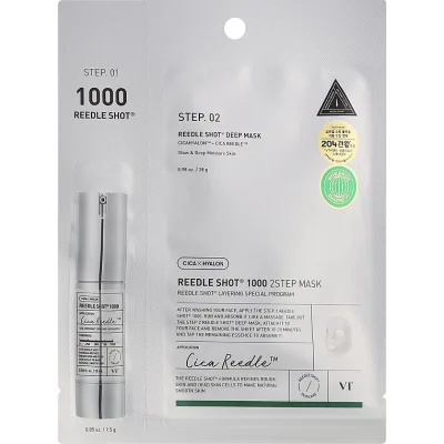 Маска для обличчя VT Cosmetics Reedle Shot 1000 2-Step Mask 2-етапна з мікроголками (8803463006068)