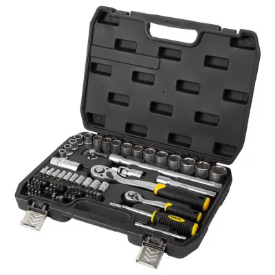 Набір інструментів Sigma насадок торцевих та біт 1/4", 1/2" 72шт CrV mid (6003741)