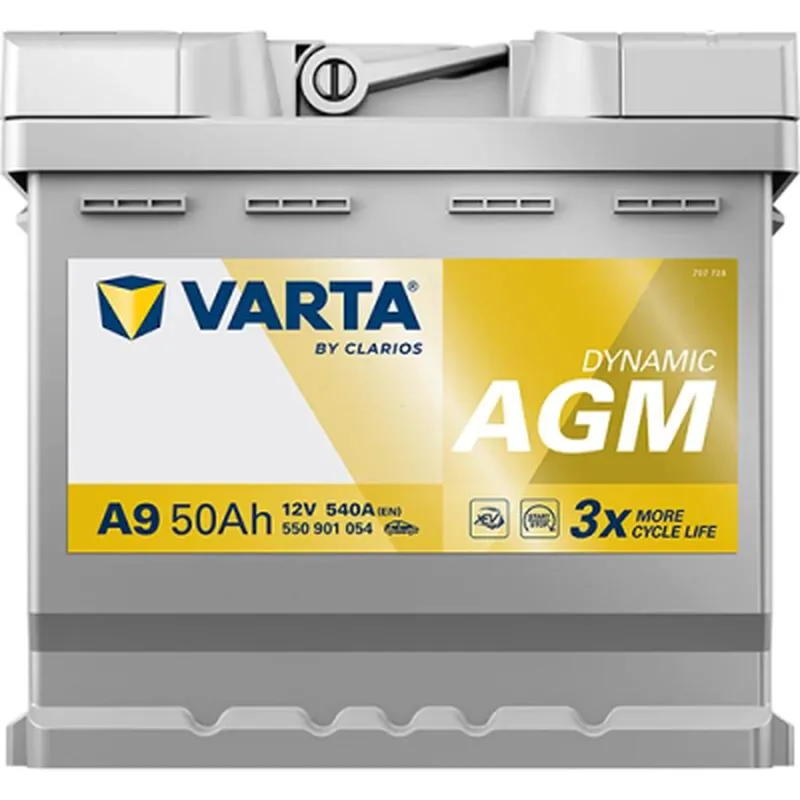 Varta 6CT-50 AGM АзЕ Silver Dynamic A9 (550901054)