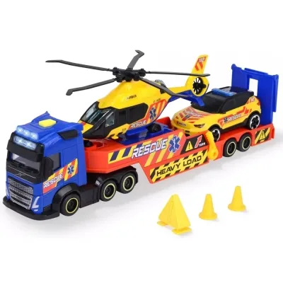 Ігровий набір Dickie Toys Транспортер рятувальних служб зі звук. та світл. ефектами (3717005)