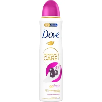 Антиперспірант Dove Go Fresh Ягоди асаї та Водяна лілія 150 мл (8720181291401/8720181291418)
