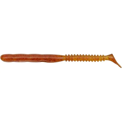 Силікон рибальський Reins Rockvibe Shad 4" 566 Motor Oil Red Flake (12 шт/уп.) (1552.08.97)