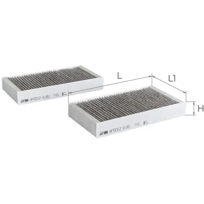 Фільтр салону ALPHA FILTER AF5012a-2