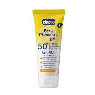 Дитячий крем Chicco 50 SPF сонцезахисний мінеральний , 75 мл (11259.00)