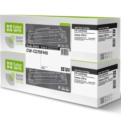 Картридж ColorWay CANON (070H) MF461w/463dw/465dw/LBP243dw/246dw DUAL PACK (CW-C070FMX)