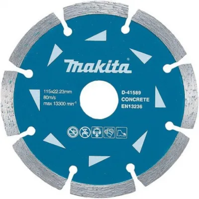 Круг відрізний Makita алмазний по бетону сегментний 125х22.23 мм (D-41595)