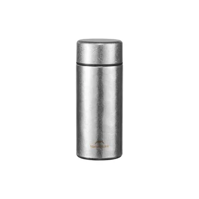Термос Naturehike CNK2550CF017, титан, 0.2 л, світло-сірий