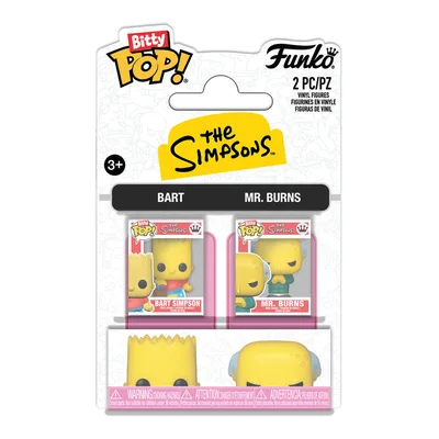 Фігурка Funko Pop набір Bitty POP! серії Сімпсони – Барт і Містер Бернс (94216)