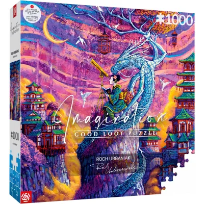Пазл GoodLoot Imagination: Roch Urbaniak Sakura & Ryu 1000 ел. (5908305249740)