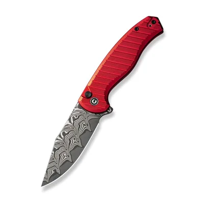 Ніж Civivi Stormhowl Damascus Red Aluminum (C23040B-DS1)