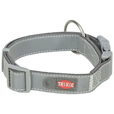 Нашийник для тварин Trixie Premium Reflect світло відбиваючий графіт XS-S 25-35 см/20 мм (4011905673455)