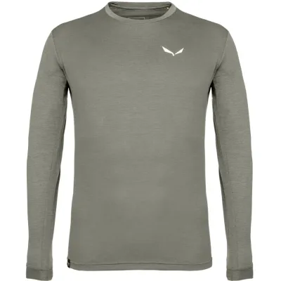 Лонгслів Salewa Puez Melange Dry L/S 27453 5A56 - 50/L - сірий (013.012.1583)