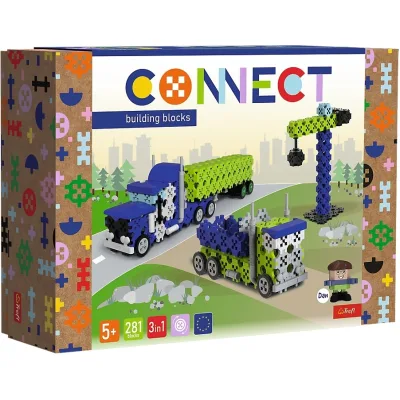Конструктор Trefl Connect 3 в 1, 281 деталей (5900511619775)