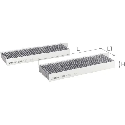 Фільтр салону ALPHA FILTER AF5104a-2