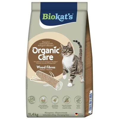 Наповнювач для туалету Biokat's Organic Care деревний 30 л/11.4 кг (4002064617510)