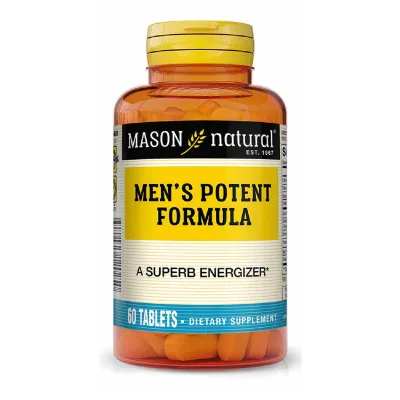 Вітамінно-мінеральний комплекс Mason Natural Чоловіча формула потенції, Men's Potent Formula, 60 пігулок (MAV12025)