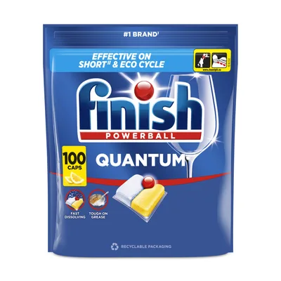 Таблетки для посудомийних машин Finish Quantum Лимон 100 шт. (5908252006465)