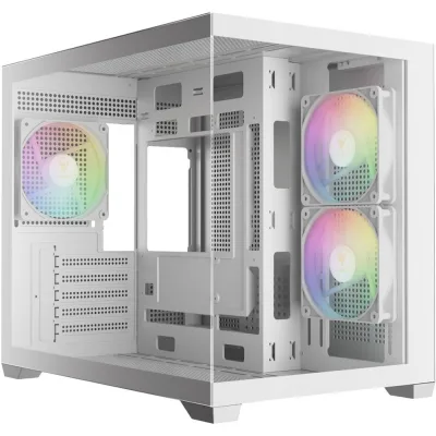 Корпус для ПК Gamdias AURA GC10M V2 WH ARGB (4711514503166)