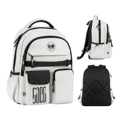 Рюкзак шкільний GoPack Education 183 світло-сірий (GO26-183M-2)
