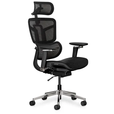 Офісне крісло Mealux S4 Air Black (HF-S4 M/B)