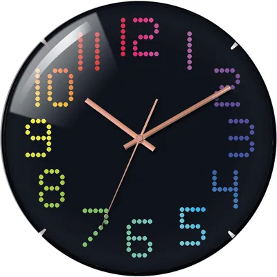 Настінний годинник Technoline Black (WT7410) (DAS304126)