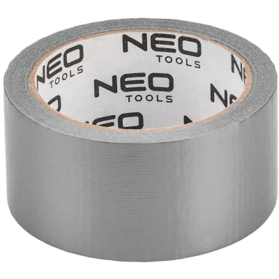 Скотч Neo Tools 20м, 48х0.11мм, армована, сірий (56-040)