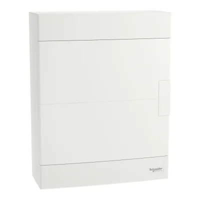 Розподільний щит Schneider Electric ЩРН-П- 24 модулів зовнішньої установки IP40 білі двері Easy9 EU (EZ9EUD212)
