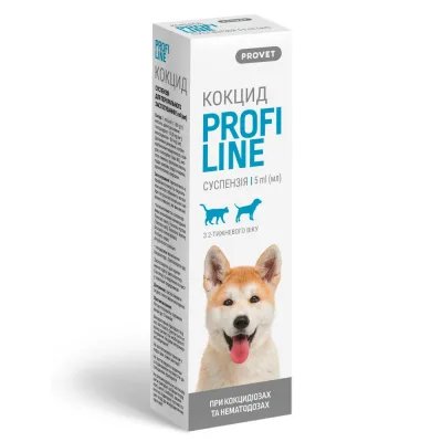 Краплі для тварин ProVET PROFILINE Кокцид для котів та собак антигельмінтик 5 мл (4823082430871)