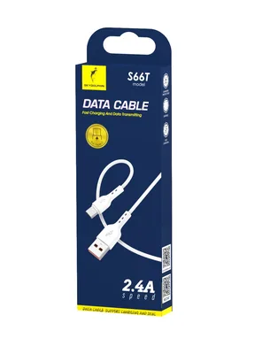 Кабель SkyDolphin S66T USB - USB Type-C (M/M), 1 м, White (SDUSB-000649)