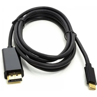 Кабель мультимедійний USB-C to DisplayPort M 1.8m Thunderbolt 3 4K PowerPlant (CA911844)