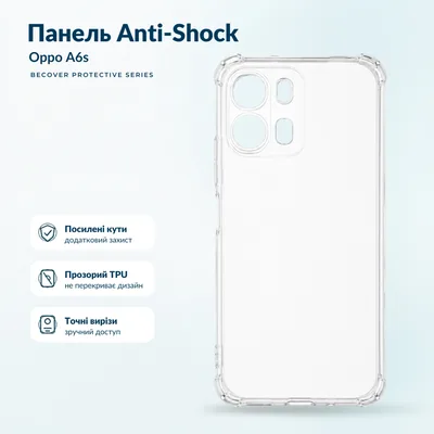 Чохол до мобільного телефона BeCover Anti-Shock Oppo A6s Clear (716092)