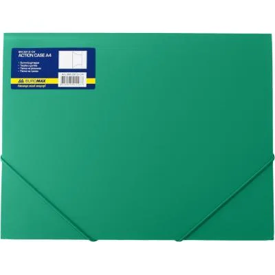 Папка на резинках Buromax А4, green (BM.3913-04)