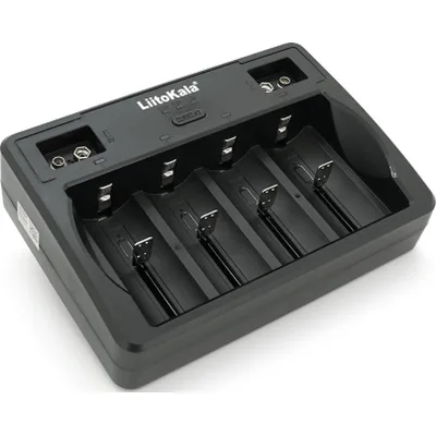 Зарядний пристрій для акумуляторів Liitokala 4 Slots, Ni-MH/Ni-CdAA,AAA,C, Li-ion/IMR32650,21700,18650 (Lii-D4)