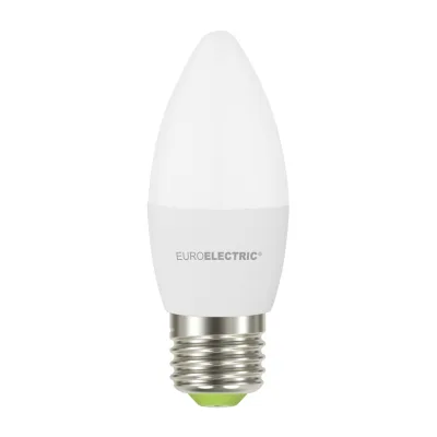 Лампочка EUROELECTRIC LED CL 6W 490Lm E27 4000K (LED-CL-06274(EE))