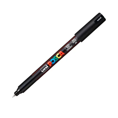 Маркер UNI Posca PC- 1MR 0.7 мм Чорний (PC-1MR BLACK(N))