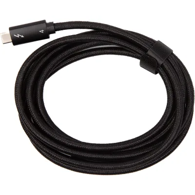 Дата кабель USB-C to USB-C 2.0m Thunderbolt 4 100W (20V/5A) 8K60Hz PowerPlant (CA915040)