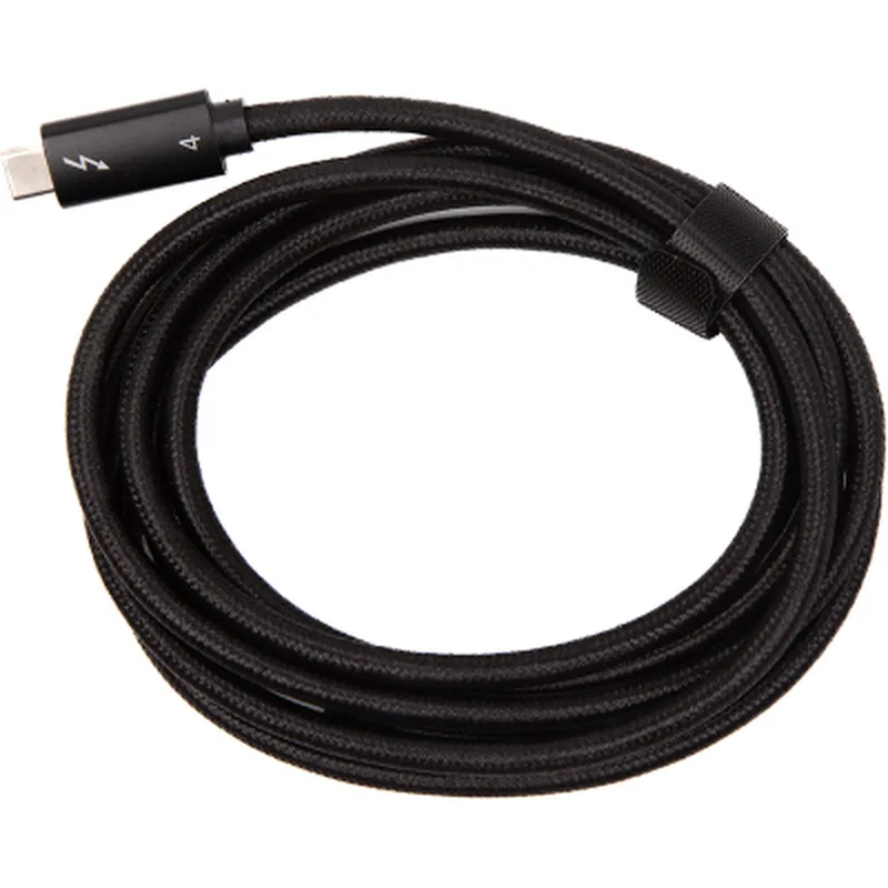 Дата кабель USB-C to USB-C 2.0m Thunderbolt 4 100W (20V/5A) 8K60Hz PowerPlant (CA915040)