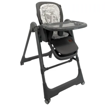 Стілець для годування Velano гойдалка Nomi, black (45680)