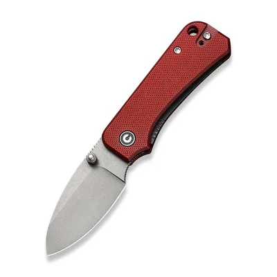 Ніж Civivi Baby Banter Stonewash Red G10 (C19068S-6)
