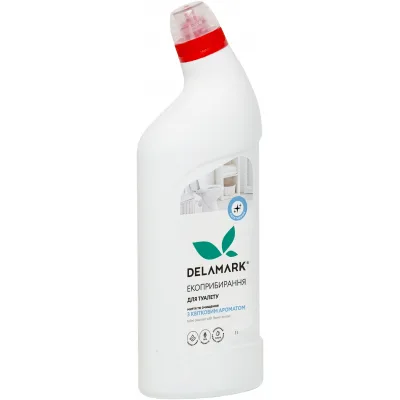 Засіб для чищення унітазу DeLaMark з квітковим ароматом 1 л (4820152331861)