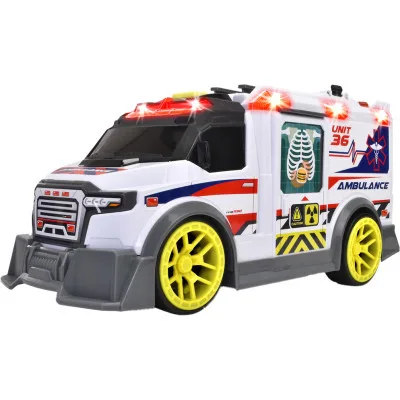 Спецтехніка Dickie Toys Функціональний автомобіль Швидка допомога з аксесуарами зі звуком та світловими ефектами 41 см (3307003)