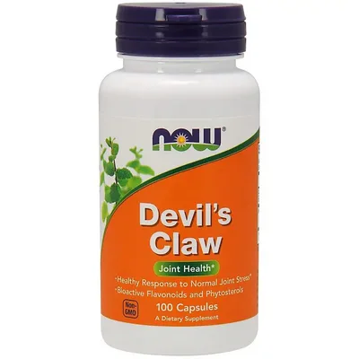 Трави Now Foods Кіготь Диявола (Гарпагофітум), Devil's Claw, 100 капсул (NOW-04650)
