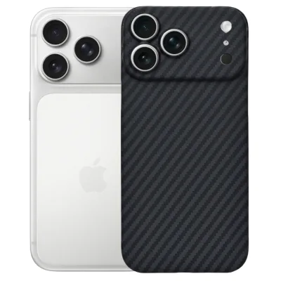 Чохол до мобільного телефона BeCover FIBRA Carbonite MagSafe Apple iPhone 17 Pro Max Black (715410)