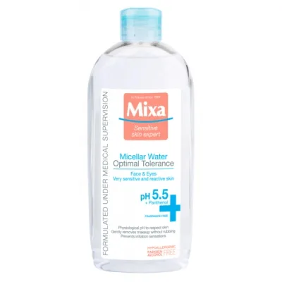 Міцелярна вода Mixa Optimal Tolerance для нормальної шкіри 400 мл (3600550932782)